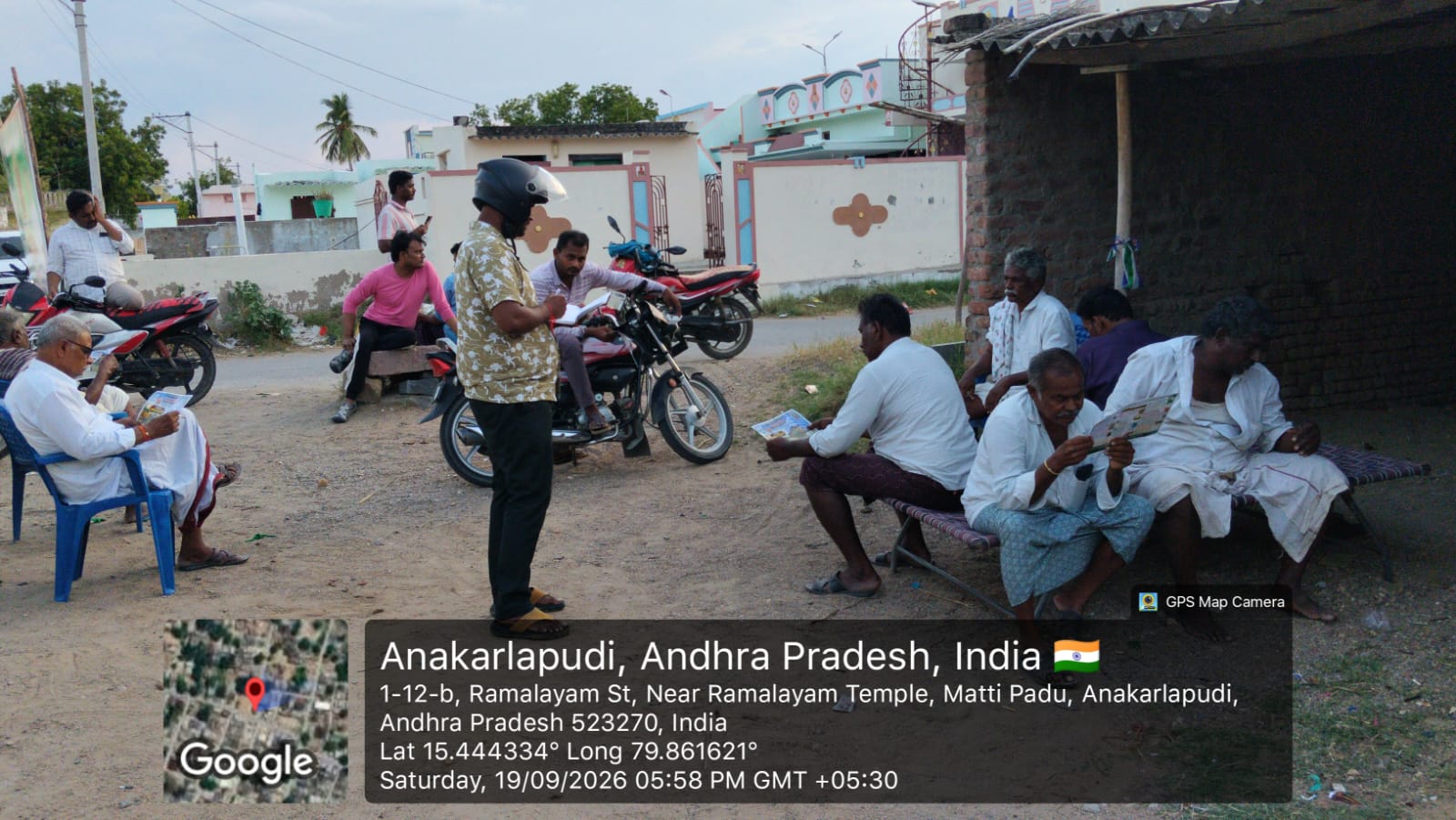 Village farmer meeting