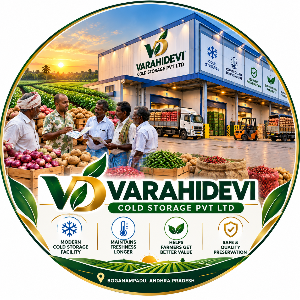 VARAHIDEVI COLD STORAGE PVT LTD emblem